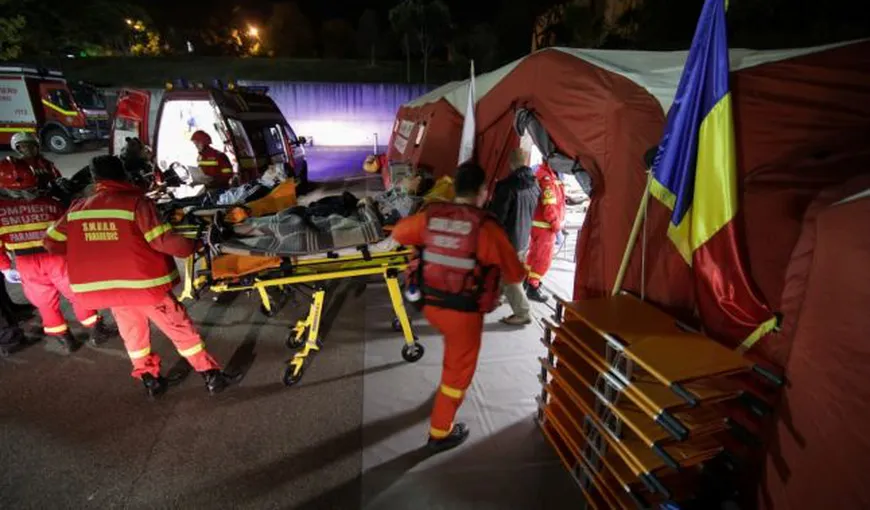 Exerciţiu Seism 2018: Mai mulţi pacienţi au fost transportaţi de la Bucureşti la Iaşi cu o aeronavă a Forţelor Aeriene Române