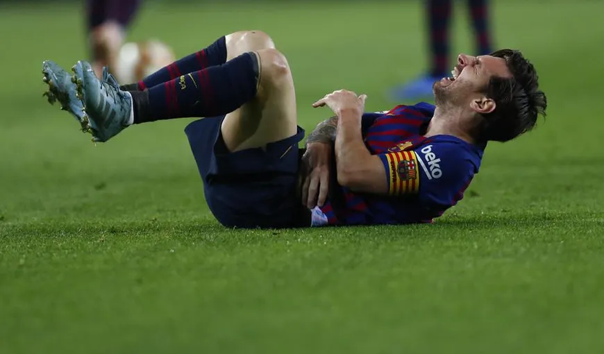 Messi a suferit o fractură la mâna dreaptă şi va fi indisponibil trei săptămâni. Argentinianul va pierde El Clasico