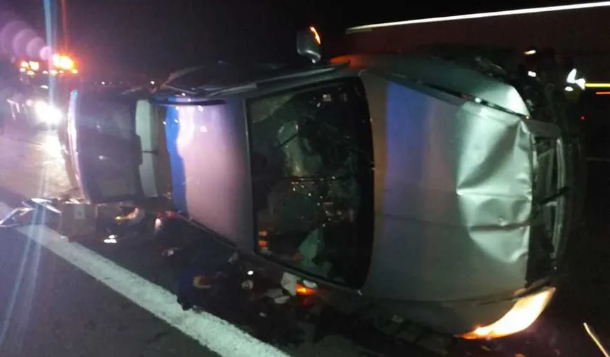 Trei persoane au fost rănite într-un accident produs pe Autostrada A1 Bucureşti – Piteşti, fiind implicate şase autovehicule