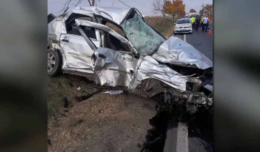 Accident mortal în Ilfov. Şoferul unei maşini a murit pe loc