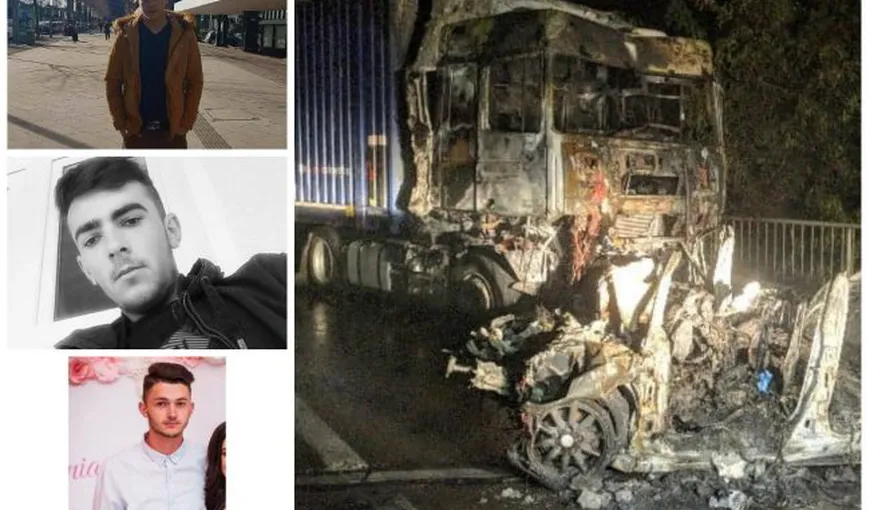 Accident îngrozitor pe DN 1: Un BMW a luat foc, după ce s-a lovit cu un TIR. Trei persoane au murit carbonizate