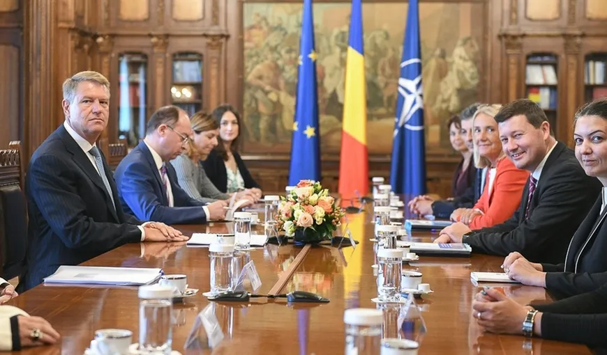 Iohannis s-a întâlnit cu secretarul general al CE: Preşedinţia română la Consiliului Uniunii Europene va plasa cetăţeanul în prim plan