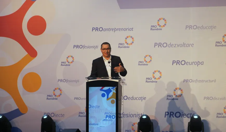 Former Prime Minister of Romania, Victor Ponta, elected President of ProRomania Party