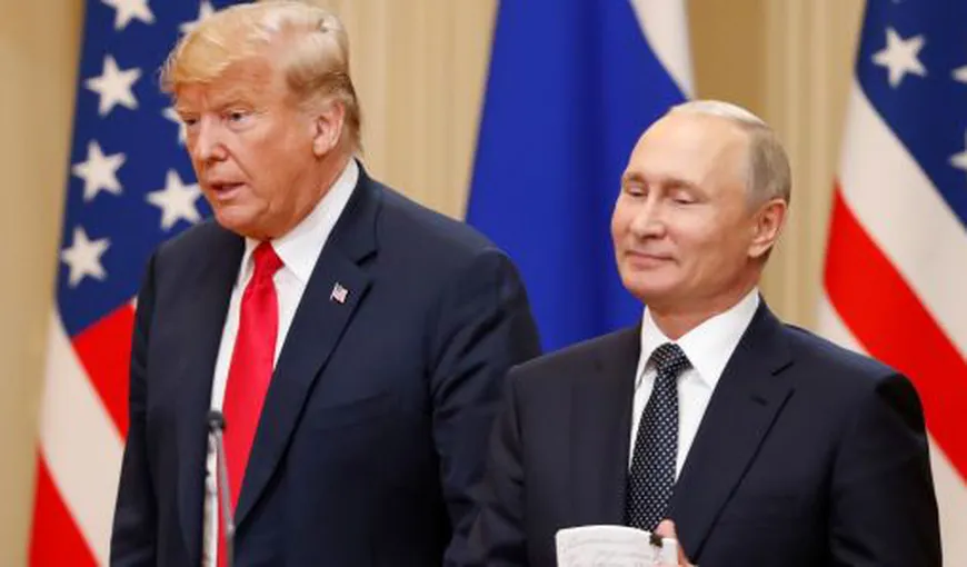 Putin îl ironizează pe Trump. „Ţarul” de la Kremlin face glume pe seama blazonului SUA