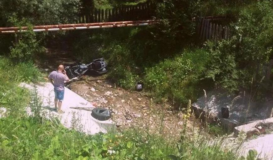 Accident grav, un motociclist a murit după ce a căzut pe Cheile Sohodolului