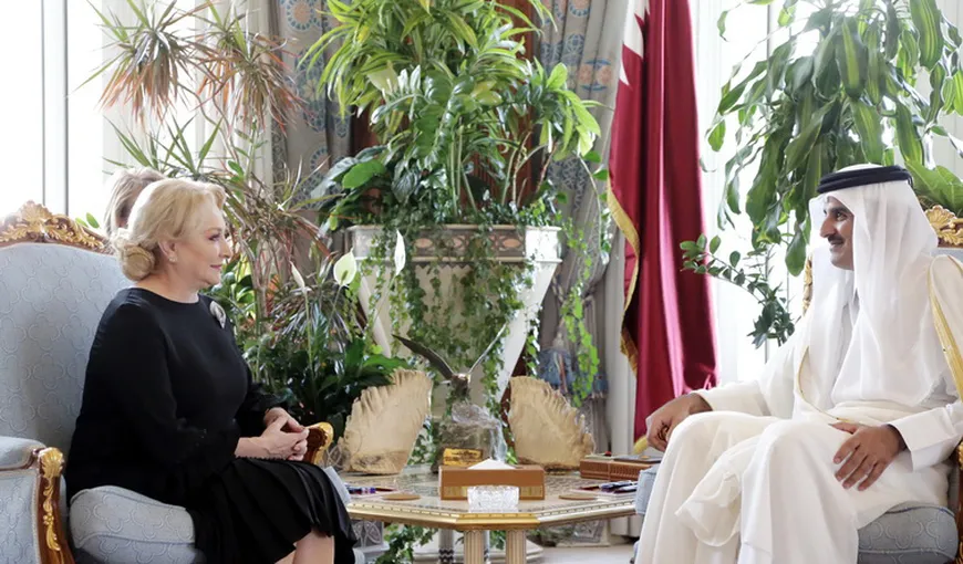 Premierul Viorica Dăncilă s-a întâlnit cu Şeicul Tamim bin Hamad Al Thani, Emirul Statului Qatar