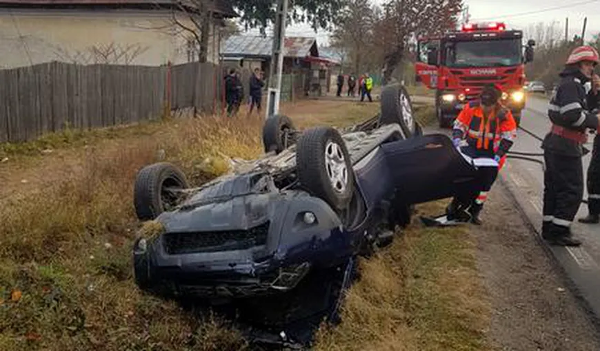 Lider politic român, implicat într-un accident rutier în Dâmboviţa. Poliţiştii au aflat cine era la volan!