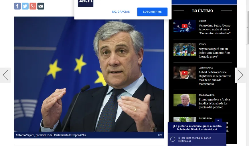 Antonio Tajani consideră corupţia din România ca fiind o problemă culturală