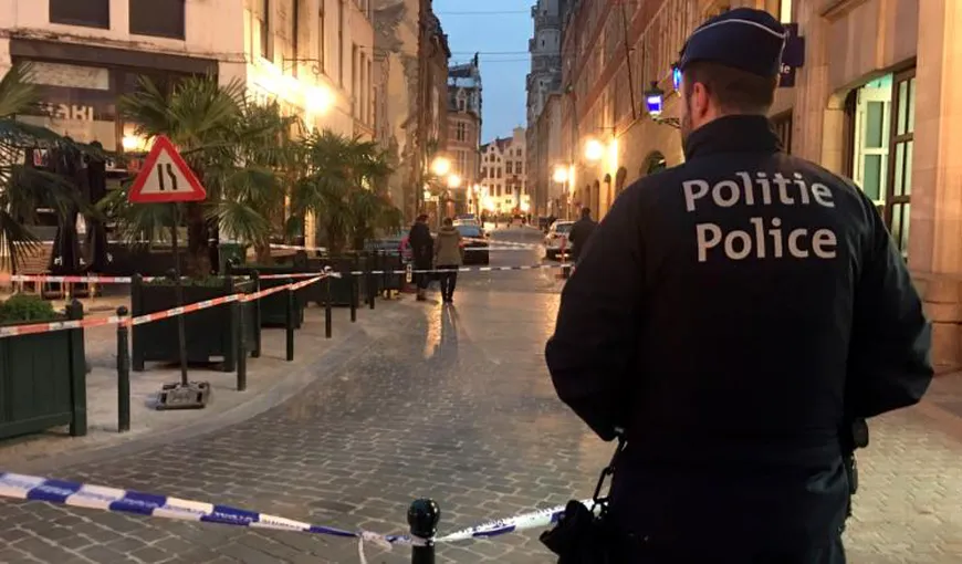 Atac cu armă albă în Belgia: un poliţist înjunghiat la Bruxelles, într-un posibil atac islamist