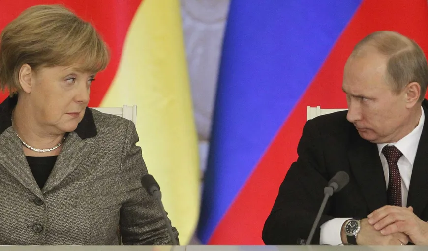 Putin îi cere lui Merkel să descurajeze Kievul faţă de acţiuni „negândite”