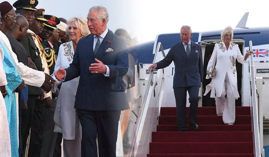 Prinţul Charles, în turneu african împreună cu soţia lui, Camilla