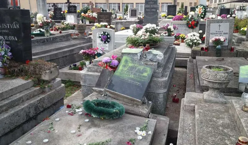 Peste 50 de morminte profanate în Satu Mare