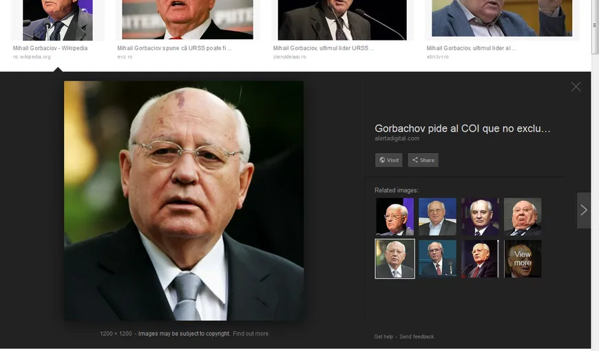 Gorbaciov avertizează: Este urgenţă să se facă eforturi pentru împiedicarea unei noi curse a înarmării