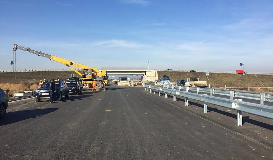 CNAIR efectuează recepţia celor 13,7 km de autostradă pe tronsonul Iernut-Ungheni. De miercuri s-ar putea deschide circulaţiei
