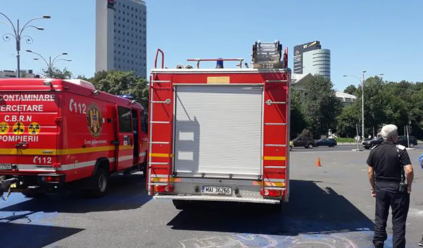 Incendiu într-un apartament din Capitală: pompierii au intervenit de urgenţă