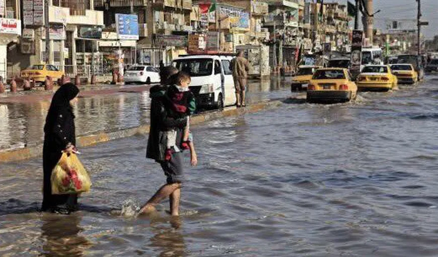 Peste 20 de persoane au murit în urma inundaţiilor din Irak, în ultimele 48 de ore