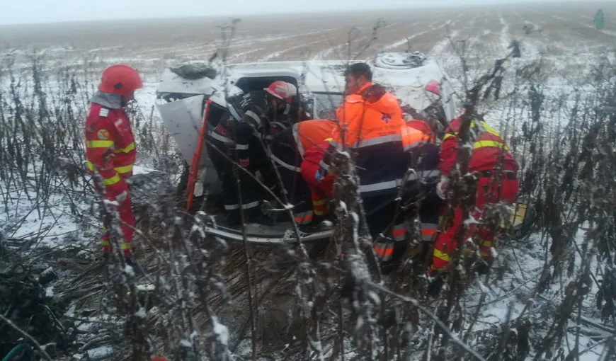 Accident grav în Buzău: cinci persoane au fost rănite