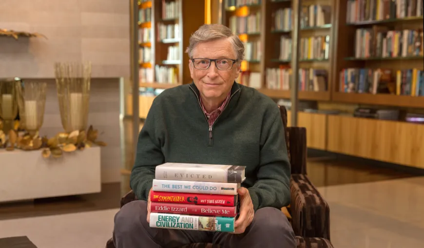 Bill Gates face dezvăluiri uluitoare despre lecturile lui preferate