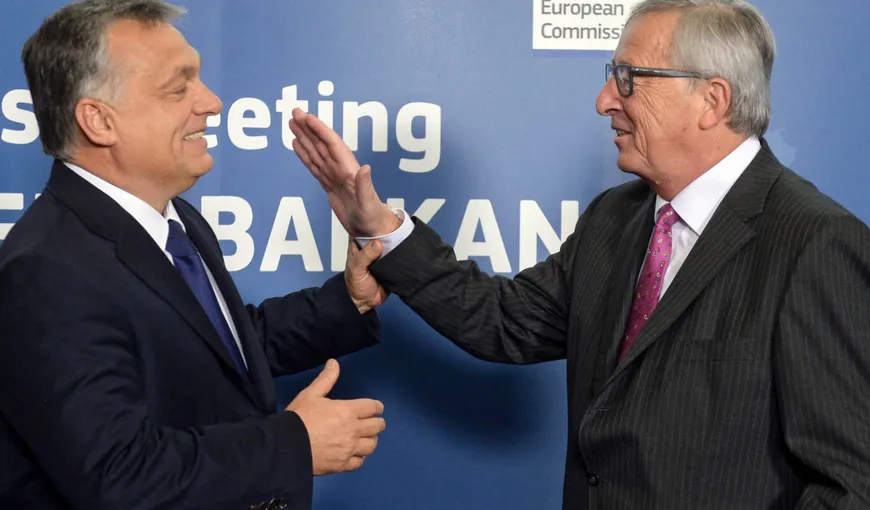 Jean-Claude Juncker îl acuză pe Viktor Orban că desfăşoară campanii de dezinformare