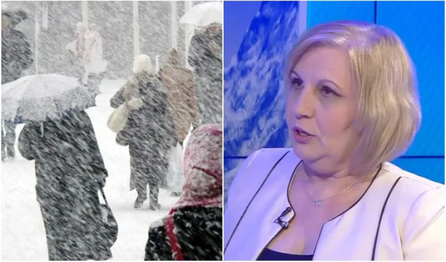 Prognoza meteo. Elena Mateescu spune unde va fi zăpadă de Crăciun şi Revelion VIDEO