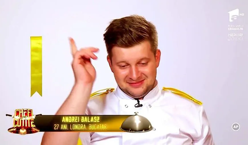 CASTIGATOR CHEFI LA CUTITE 2019: Andrei Balasz a gătit în restaurante Michelin