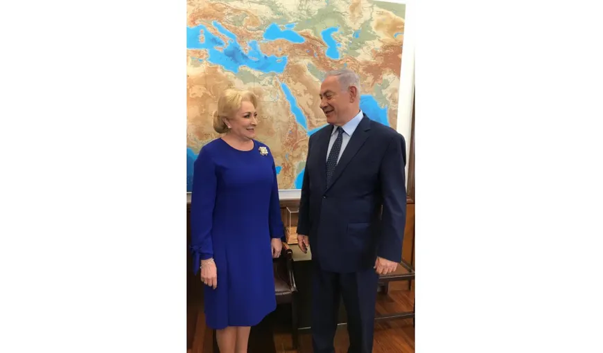Premierul Viorica Dăncilă s-a întâlnit cu omologul israelian Benjamin Netanyahu