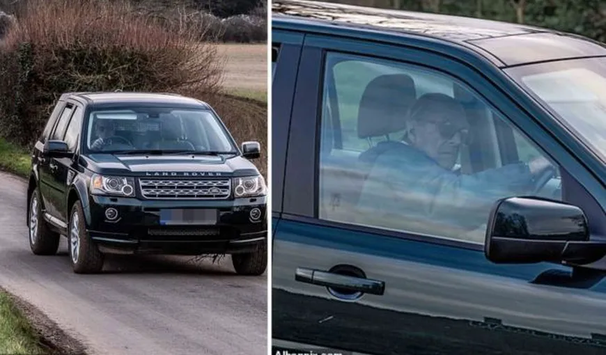 Ducele de Edinburgh, în vârstă de 97 de ani, văzut la volan la două zile după accident