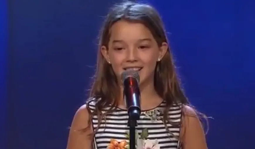 O fetiţă româncă de 11 ani a fost calificată direct în finala „Suedezii au talent”. Prestaţia ei a ridicat sala în picioare VIDEO
