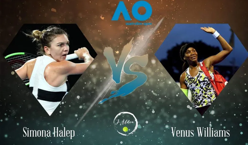 SIMONA HALEP – VENUS WILLIAMS: 6-2, 6-3. Semne bune la Australian Open 2019