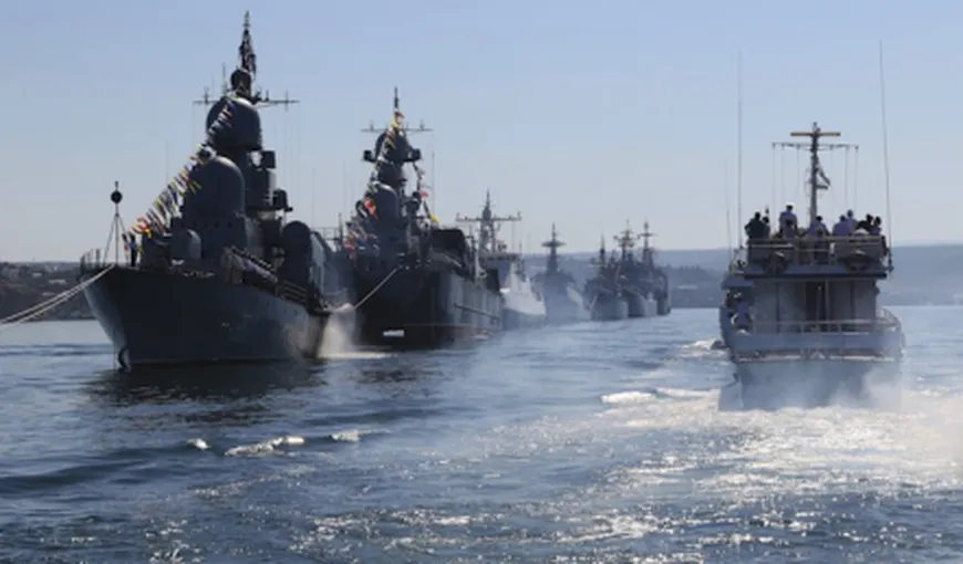 Atac masiv cu rachete în Marea Neagră. Manevre de luptă în largul coastelor ruseşti