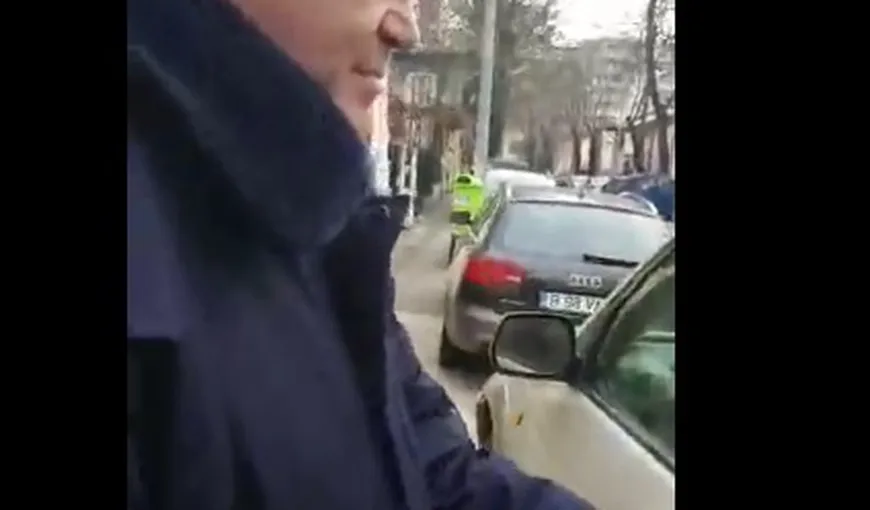 Eugen Nicolicea, urmărit şi apostrofat în trafic de protestatarul Marian Ceauşescu VIDEO