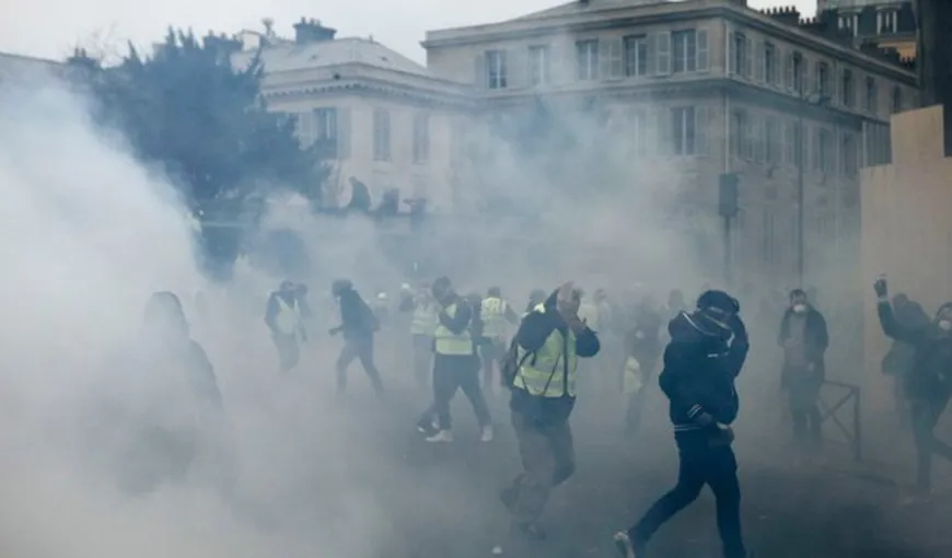 Franţa, în al noulea weekend cu proteste ale Vestelor Galbene