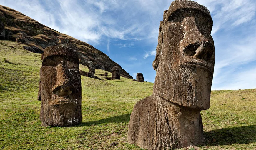 A fost descoperit secretul amplasării statuilor de pe Insula Paştelui. Descoperiri uimitoare ale cercetătorilor