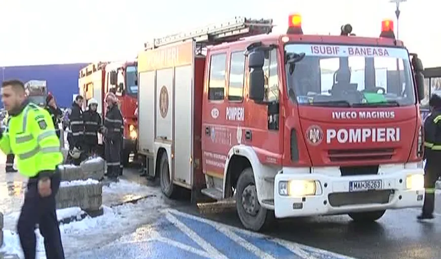 Incendiu la un cămin studenţesc din Constanţa. 40 de persoane au fost evacuate de urgenţă