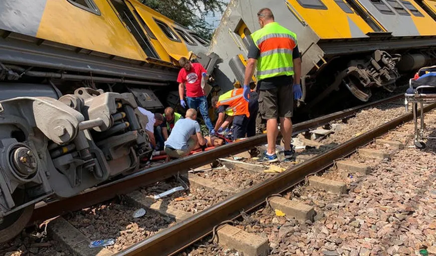 Accident feroviar în Africa de Sud. Sunt cel puţin patru morţi şi peste 300 de răniţi
