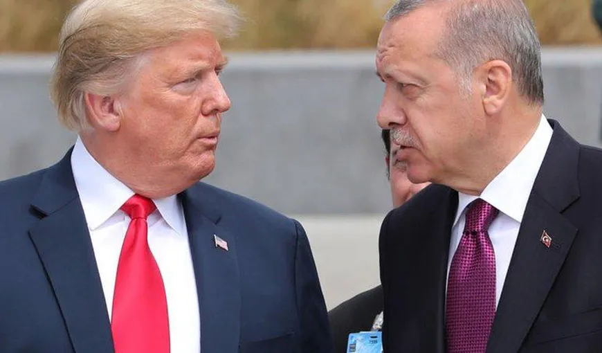 Erdogan şi Trump discută despre crearea unei zone de securitate în nordul Siriei
