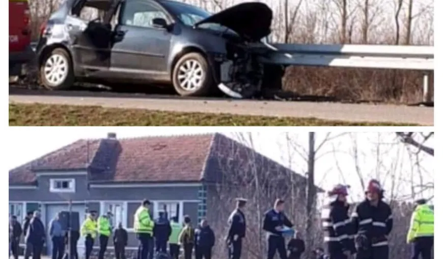 Şofer băut şi drogat, mort într-un accident cumplit. Un tânăr de 17 ani a fost rănit