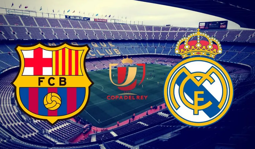 BARCELONA – REAL MADRID 1-1 în prima manşă a semifinalelor din CUPA SPANIEI. Returul, pe 27 FEBRUARIE