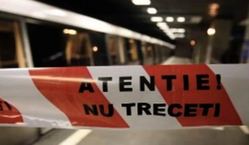 Sinucidere în staţia de metrou Gorjului. O persoană s-a aruncat în faţa trenului