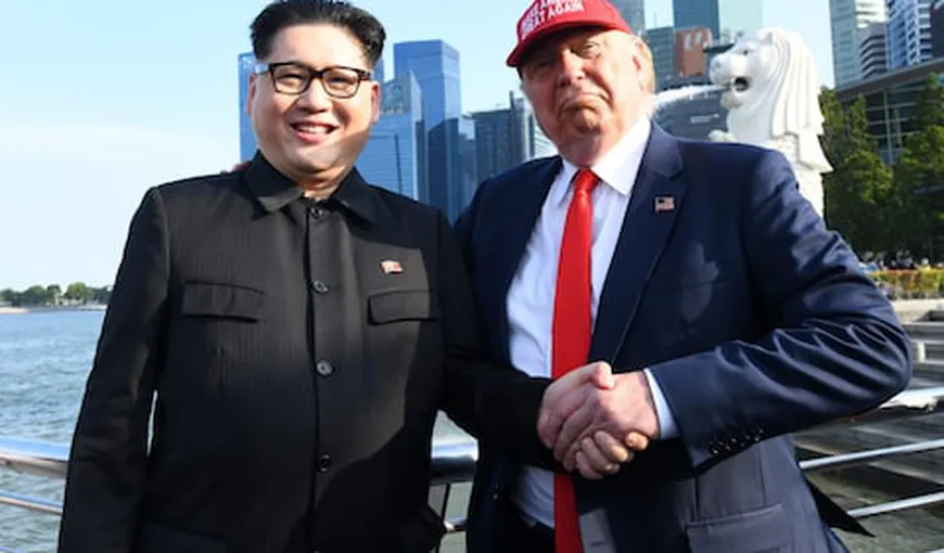 Un imitator al lui Kim, care a pus în scenă un fals summit cu o sosie a lui Trump, expulzat