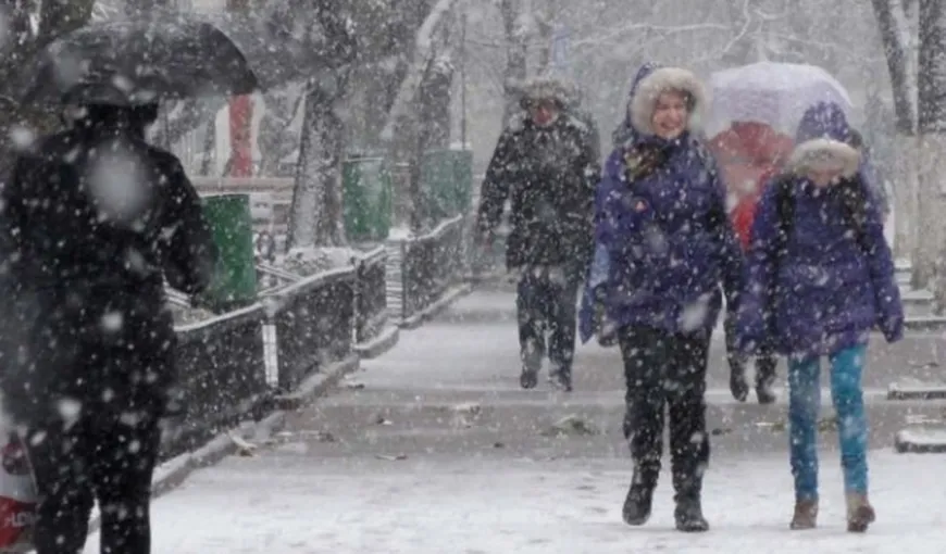 Prognoza meteo Bucureşti: Ploaie la noapte, apoi lapoviţă şi ninsoare