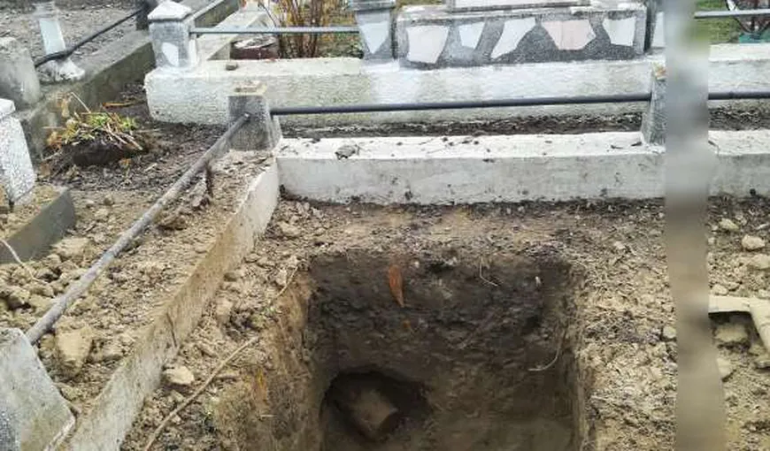 Un proiectil din Al Doilea Război Mondial a fost găsit într-un cimitir