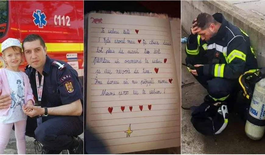 Scrisoarea fetiţei unui pompier a devenit virală. Ce a putut să scrie copila