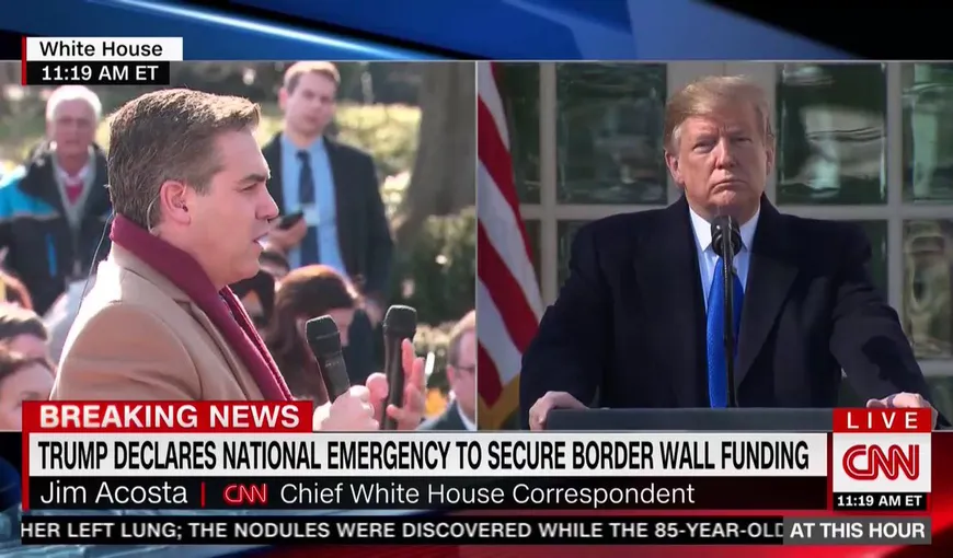 Donald Trump declară „urgenţa naţională” pentru a construi zidul de la graniţa cu Mexicul
