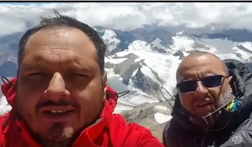 Cristian Zărescu, fost jurnalist, a escaladat cel mai înalt munte din cele două Americi. Aconcagua are 6960 de metri VIDEO