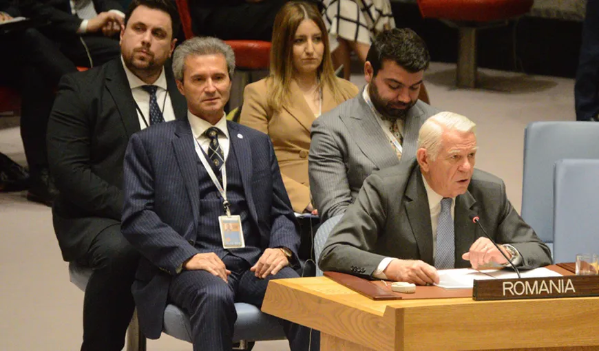 Teodor Meleşcanu a reafirmat la New York angajamentul României de a sprijini activităţile de menţinere a păcii ale ONU