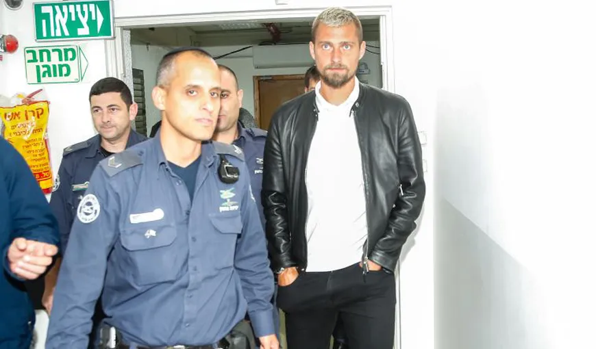 Gabi Tamaş, SCENE INCREDIBILE în Israel: a căzut în faţa poliţiştilor! Reacţia oficială a clubului Hapoel Haifa