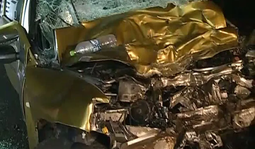 Accidente grave în Capitală: Un şofer de 29 de ani a murit pe centură, maşină de valori răsturnată pe Timişoara VIDEO
