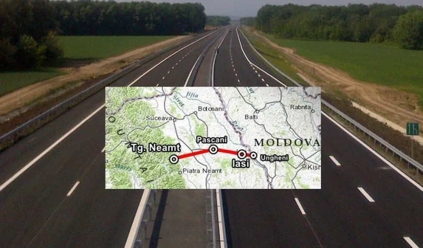 Guvernul aprobă studiul de fundamentare al proiectului Autostrăzii Tg Neamţ – Iaşi. Costul e estimat la 1,2 miliarde euro