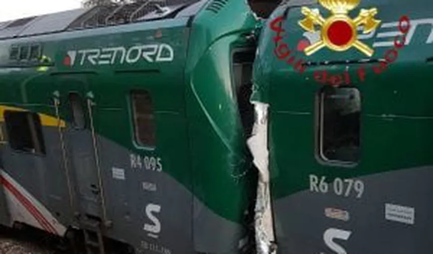 Coliziune între două trenuri. Sunt multe victime VIDEO